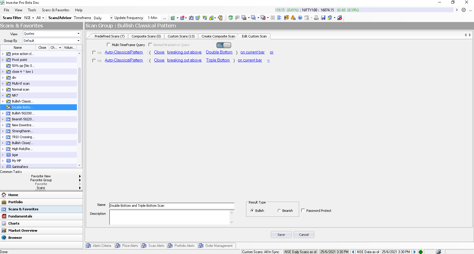 Combination of Classical Patterns